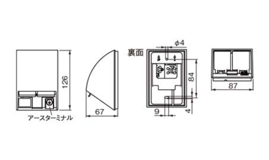 Panasonic Умная заземляющая водонепроницаемая двойная розетка с защитной крышкой и клеммой заземления для открытого и утопленного использования Белый Серебристый WK4672S
