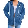 Women's Casual Sweatshirt Top Zipper Hoodie Jacket