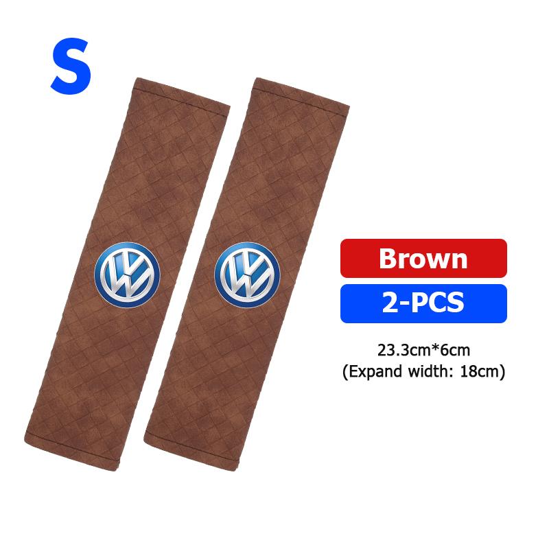 BIG1 For Volkswagen VW General Motors Seat Belt Cover Adjustable Belt Shoulder Pad Golf 4 5 6 7 Polo Jetta Sagitar Magotan Passat B5