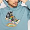Converse Толстовка Унисекс Винтажная Синяя 10022937-A03