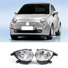 Front Bumper Lamp High Headlamp For Fiat 500 500C 2008-2015