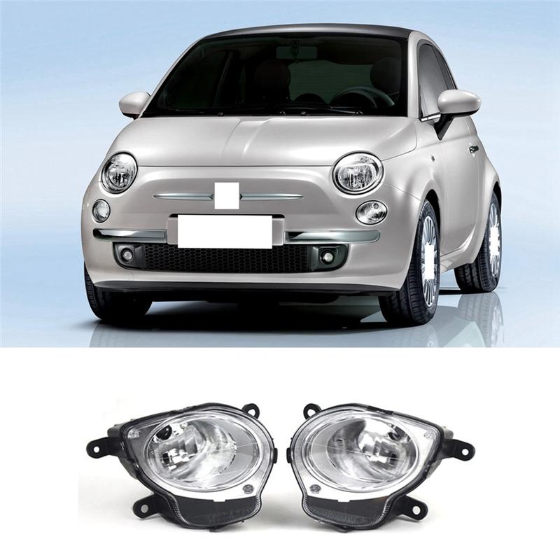 Front Bumper Lamp High Headlamp For Fiat 500 500C 2008-2015