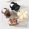 Decorations Fashion Flower Hair Claws for Women Plastics Crab Clamps Frosted Ponytail Shark Clip