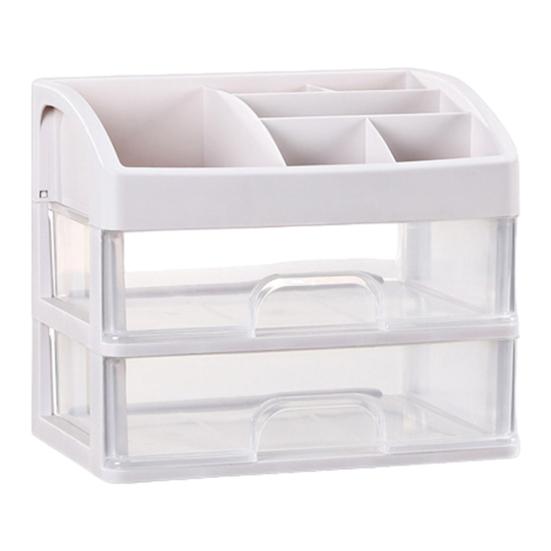 Storage Box Pull-Type Design Large Capacity Multi-layer Desk Storage Container Cosmetics Office Supplies Organizer