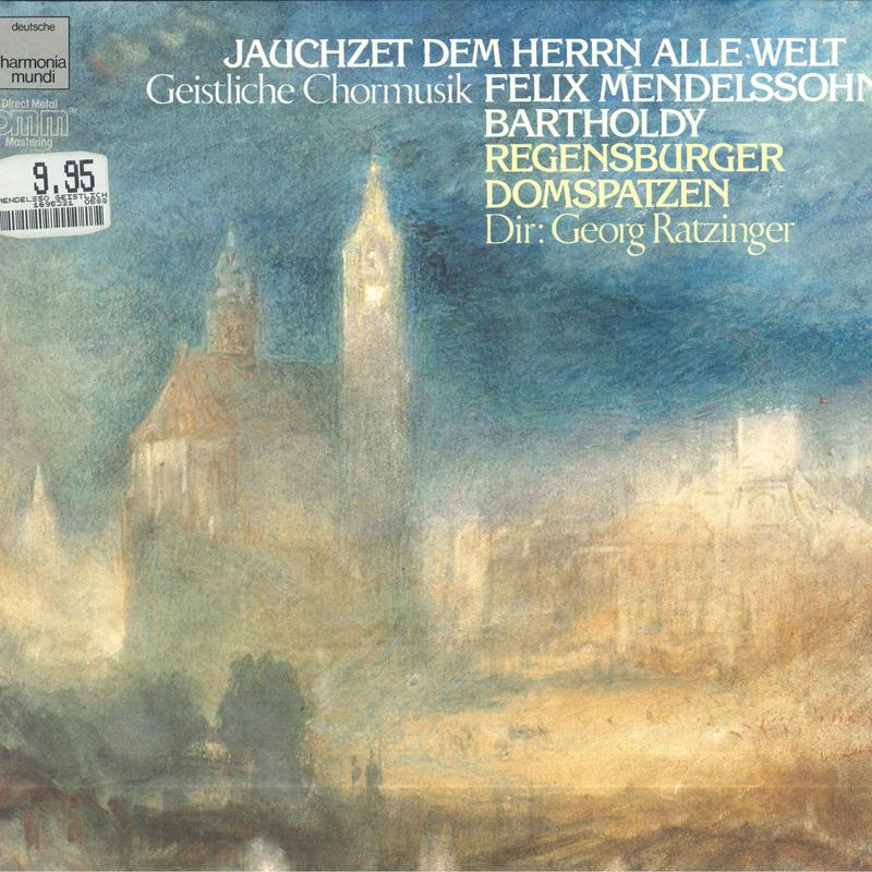 Виниловая пластинка ФЕЛИКС МЕНДЕЛЬСОН-БАРТОЛЬДИ REGENS Jauchzet Dem Herrn Allewelt Geistl 14687298 DEUTSCHE HARMO Германия Классика Б/у