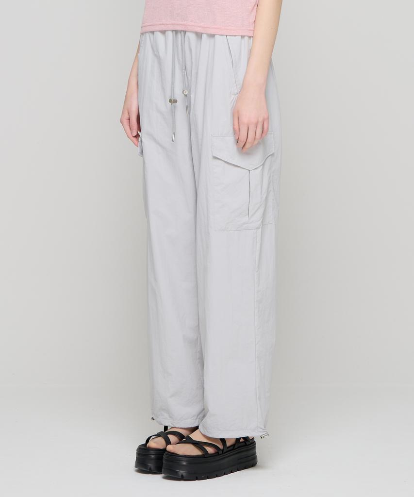 CARGOBROS FOR WOMAN Parachute Cargo String Pants (Grey)