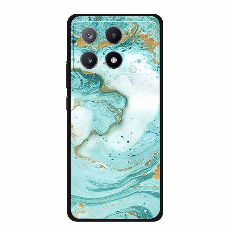 Чехол для Xiaomi Poco F8 Pro Градиентный Мраморный Силиконовый ТПУ Мягкий Чехол для Телефона для Poco F8 Pro Пастельная Задняя Крышка Funda Poco F8 Pro 5G