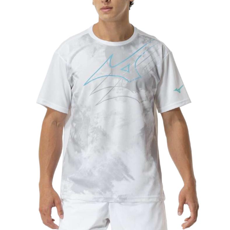 Mizuno Теннисные топы унисекс с круглым вырезом, средняя посадка 62JAC041