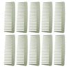 10Pcs Wide Tooth Comb Wheat Stalk Portable Ergonomic Hair Styling Grooming Detangling Comb for Home