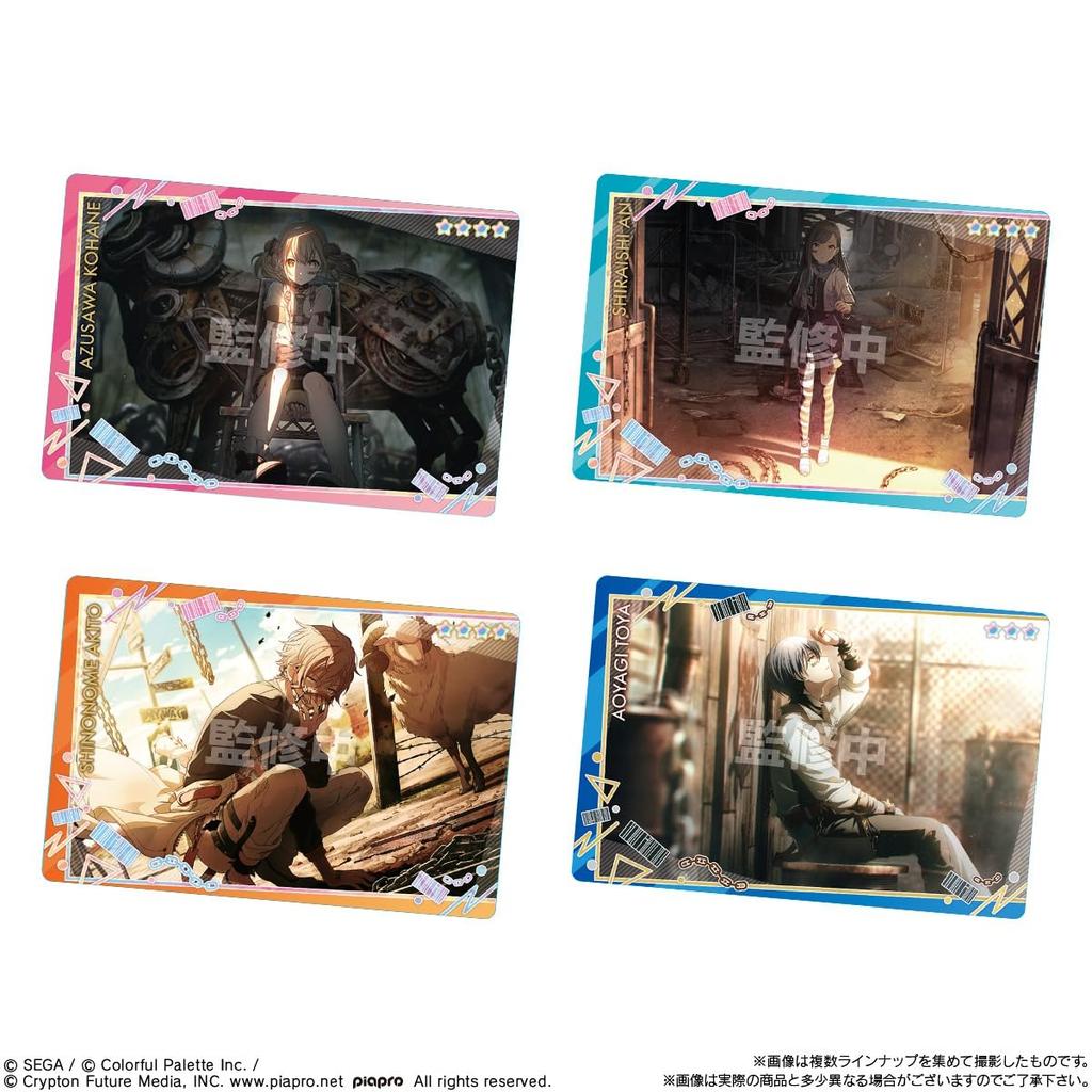 BANDAI Project Sekai Colorful Hatsune Miku Wafer 11 Candy Toy Set of Stage! feat. [Box 20]