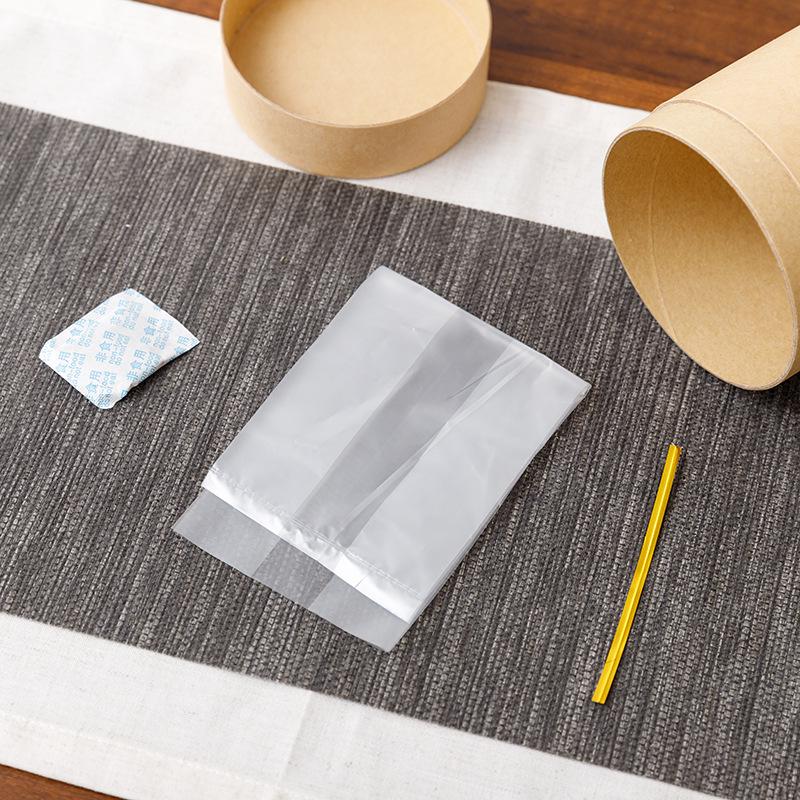 Universal Kraft Paper Tea Gift Box – Thick, Unprinted, Sealed Can Tube