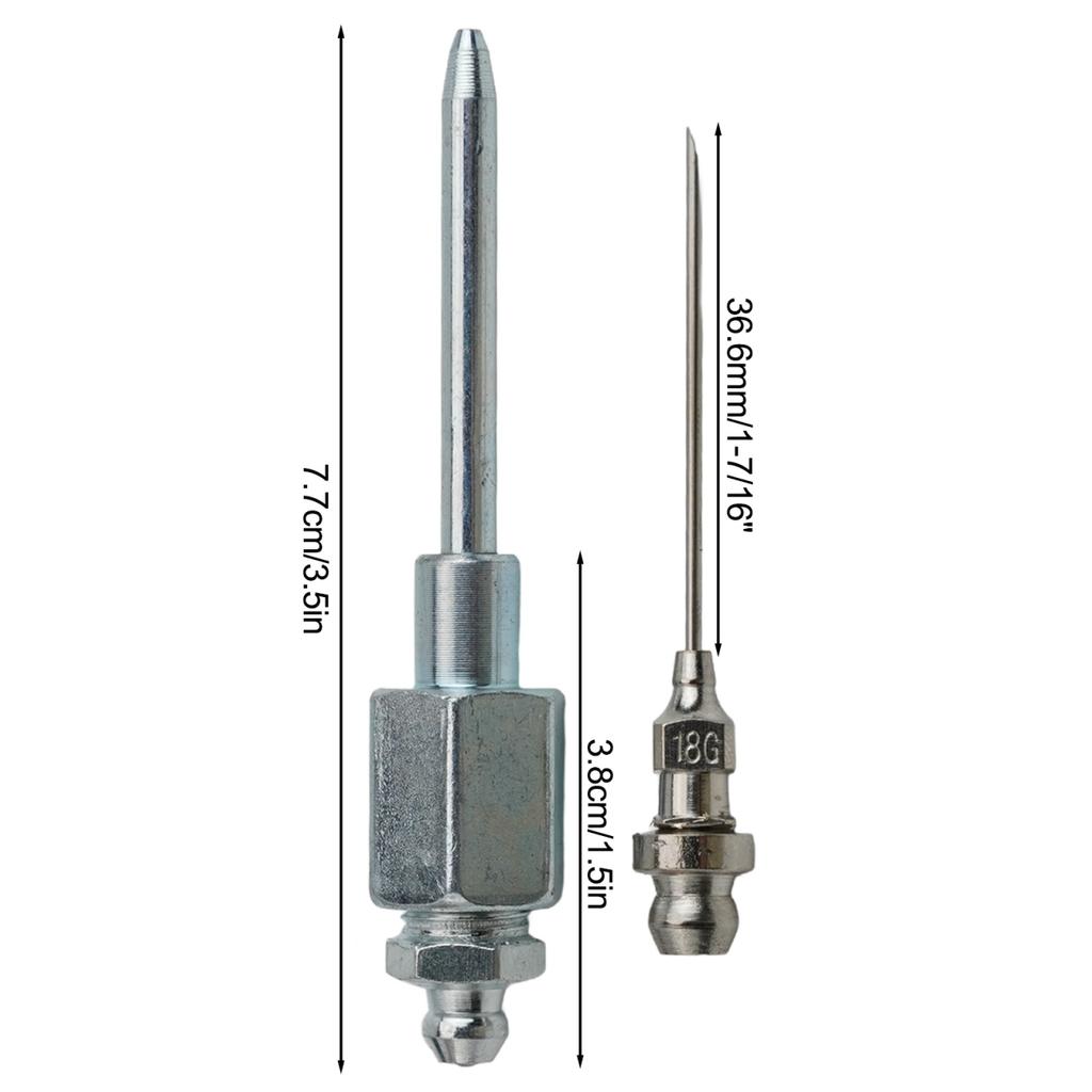 Набор из 5 игл для инжектора смазки с муфтой для технического обслуживания автомобилей