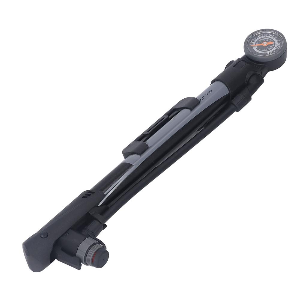 Bike Tire Pump Inflator Aluminum Alloy High Pressure Portable Real Time Display Mini Bike Pump for
