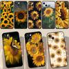 Чехол с подсолнухом для iPhone X XR XS Max 12 13 Mini 7 8 Plus SE 2020 11 12 13 14 15 Pro Max задняя крышка