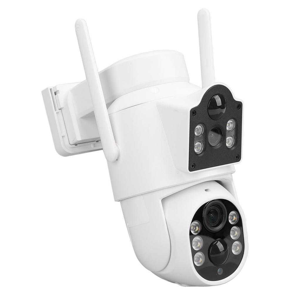 Outdoor Solar Security Cameras 2MP Dual Lens High Definition Remote Network WiFi Camera