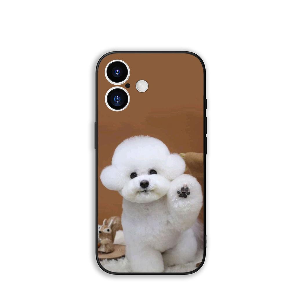 Phone Cover Bichon Frise Dog Cute Pet Casing for OPPO A54 A40 A60 A80 A18 A16 A17 A38 A78 A79 A57 A55 A96 A15 A12 Case