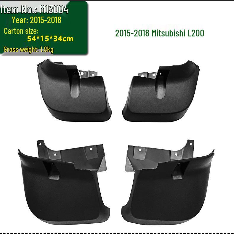 Совместимо с шинами Pajero 04-19, шинами L200 07 и брызговиками Lancer 93.