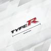 BXK3 2Psc Car Badges Type R Trunk Emblem Metal Stickers Body Decals Letter Decor For Honda Civic City CR-V XR-V HR-V Accord FIT Jazz