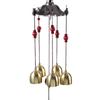 Best Wishes Lucky Metal Wind Chime Bell Outdoor Garden Classical Pavilion Hanging Decoration