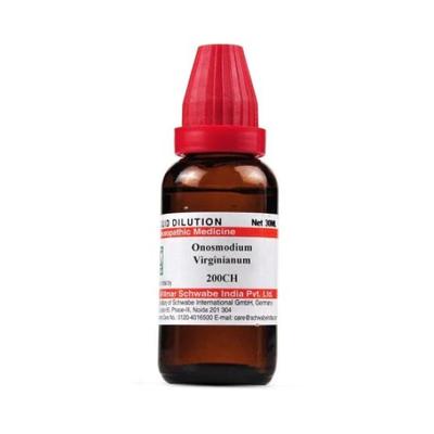 Доктор. Willmar Schwabe Индия Onosmodium Virginianum - 200 CH - 30 мл