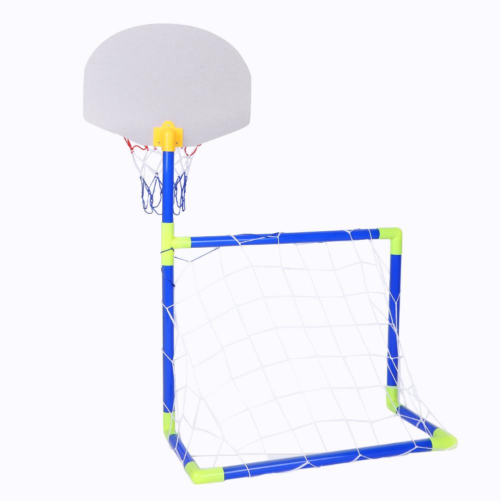 2 в 1 детский портативный футбольный баскетбольный набор футбольные ворота баскетбольный щит спортивная игрушка для детей