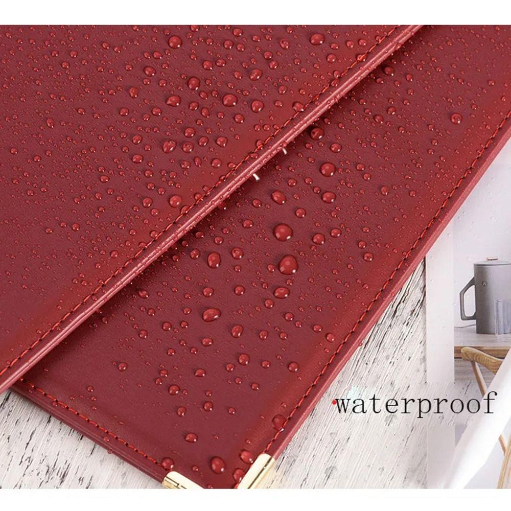 PU Leather Certificate Diploma Cover Protective Paper Document Holder Contract Book  Business