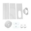 Air Conditioner Window Vent Kit PVC Easy Installation Seamless Universal Adjustable Air Conditioner
