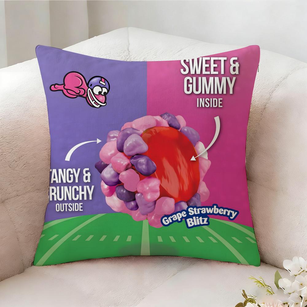 Nerds Gummy C-Clusterss Pillow Case Pillowcase, Double-Sided Printed, Sofa Cushion, Bedroom Headboard Pillow