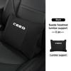 Car Logo Suede Seat Headrest Neck Pillow Soft Comfort Cushion Lumbar Support For KIA Cerato Proceed Venga Stonic Picanto SorentoWL2 