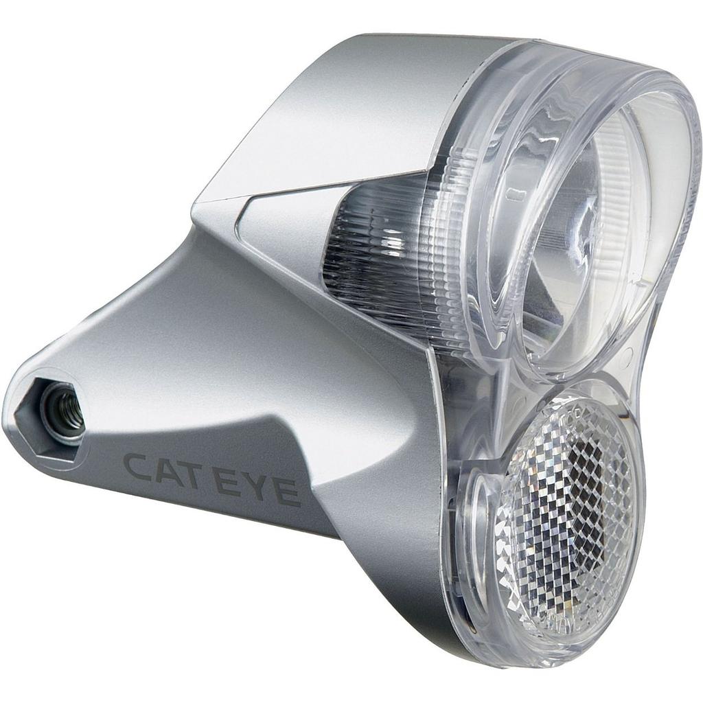 CAT EYE Headlight LED Headlight for Hub Silver [HL-HUB150] Dynamo,