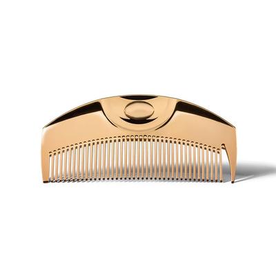LOVE CHROME K24GP Tsuki Золотой Гребень для Волос 24K Чистое Золото Японский Гладкий Красивый