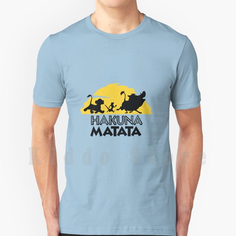 T Shirt Men Cotton Cotton S- No Worries Lion King Lion King Svg Simba Animal Kingdom It Means No Worries Simba The Lion King
