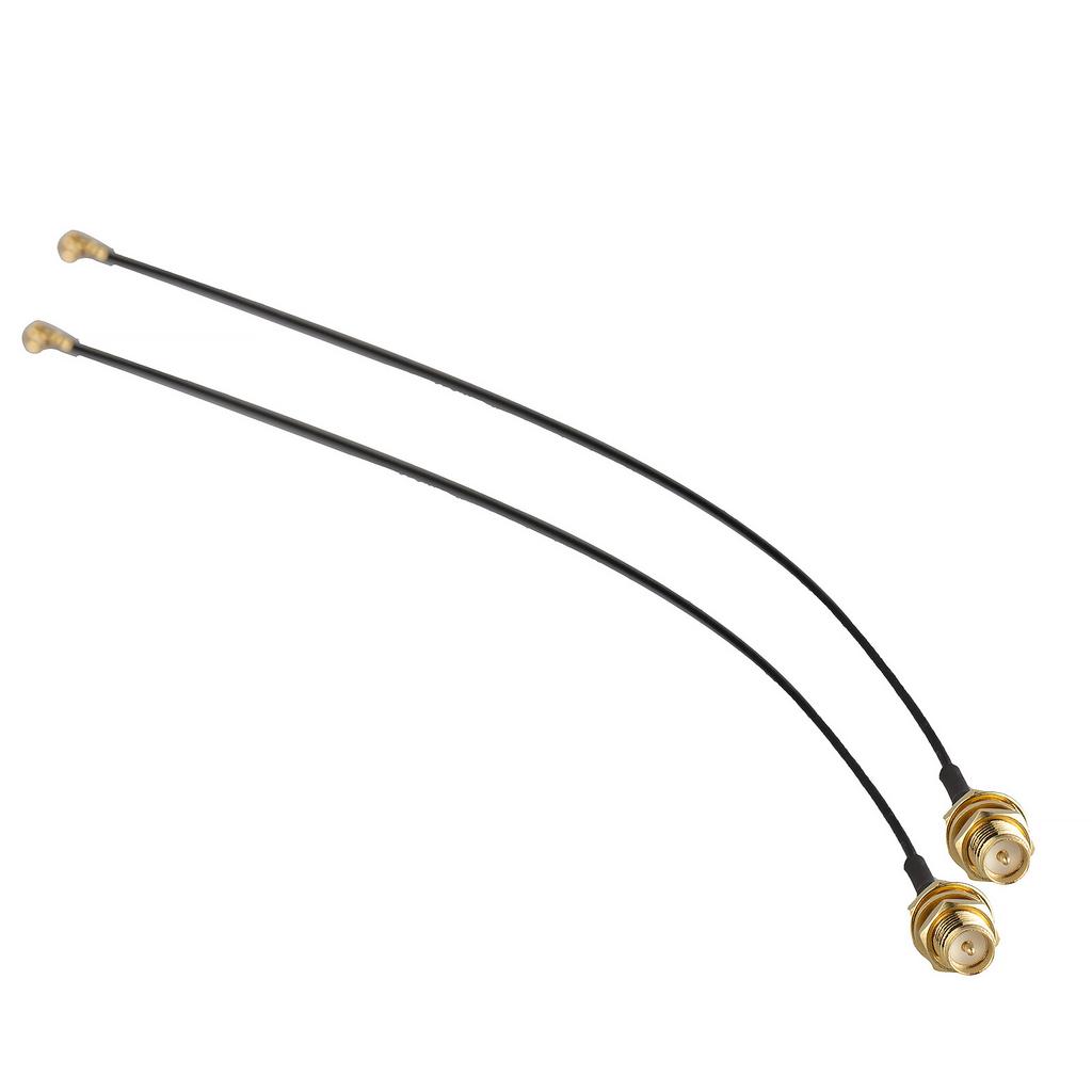 Mini PCIe To RP-SMA Cable 6dBi External Wireless Antenna for PC AC WiFi Bluetooth