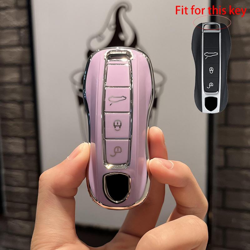 Мягкий чехол для ключей из ТПУ для Porsche 911 970 997 991 996 958 918 991 Panamera Carman Macann Bobst Cayenne Boxster с дистанционным управлением