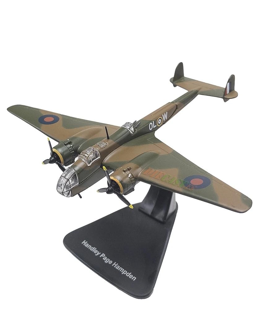 Масштабная модель бомбардировщика Handley Page Hampden MKI 83 Королевских ВВС в масштабе 1/144 (1940 год) - Полностью собранный [Импортный]