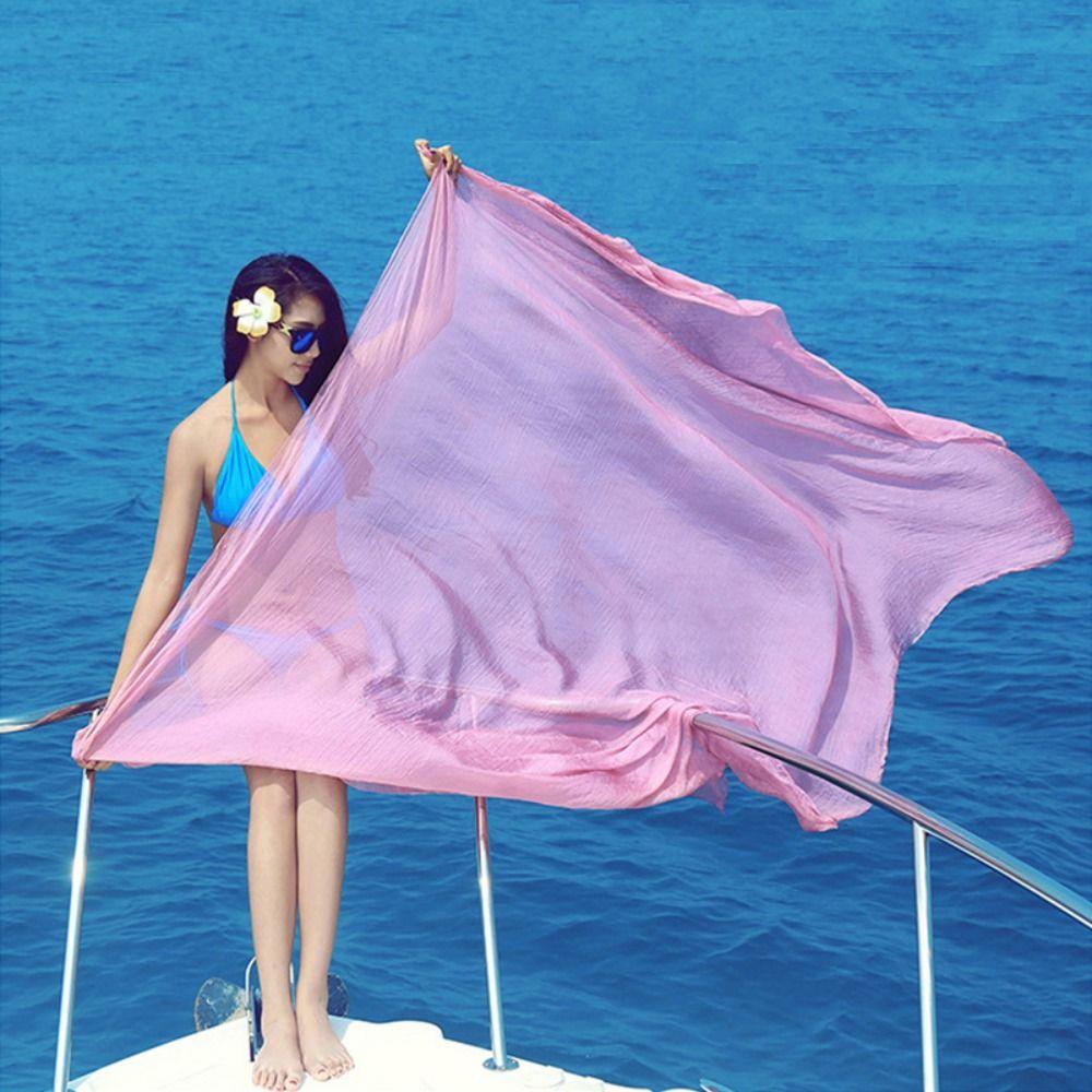 Bohemian Style Beach Shawl Korean Style Shawl Female Wraps Summer Large Scarf Sunscreen Scarf