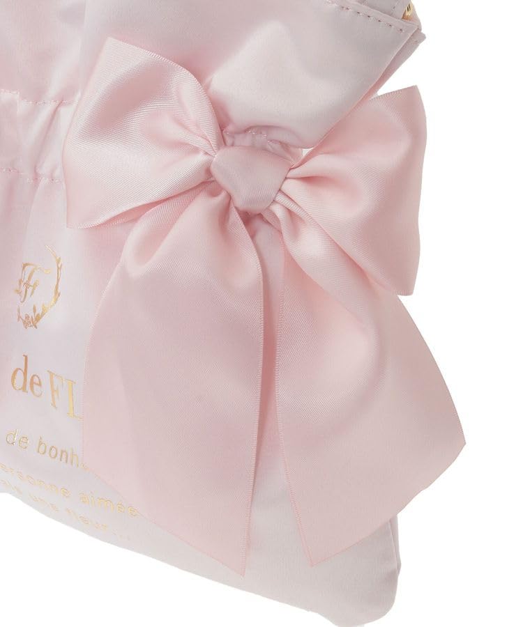 Maison de FLEUR Прозрачная сумка-тоут с двойной лентой, 2 способа ношения, Розовый, Размер F, 08001132500