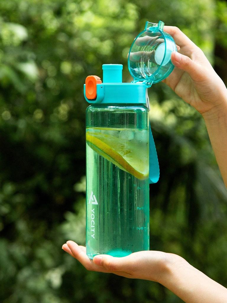 750 мл спортивная бутылка для воды высококачественная бутылка для питья из тритана с соломинкой портативная прочная чашка для занятий спортом в спортзале и фитнесе на открытом воздухе