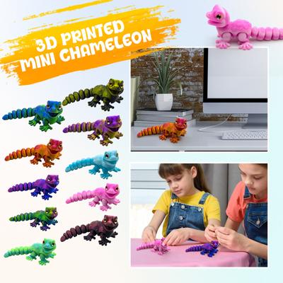 3D-печать подвижная, 3D-печать подвижная, подходит для украшения дома, праздничных подарков для взрослых и коллекций, крутое изменение цвета