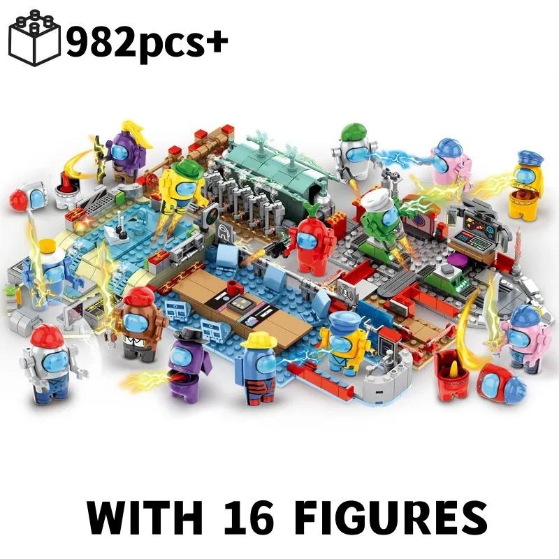 New Space Werewolf Killer Game Toys Internal Ghost Civilian Dolls Assemble Building Blocks Boy Toys Gift Christmas Birthday Gift