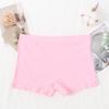 Candy Color Mid-Waist Cotton Boxer Briefs - Women's Solid Underwear