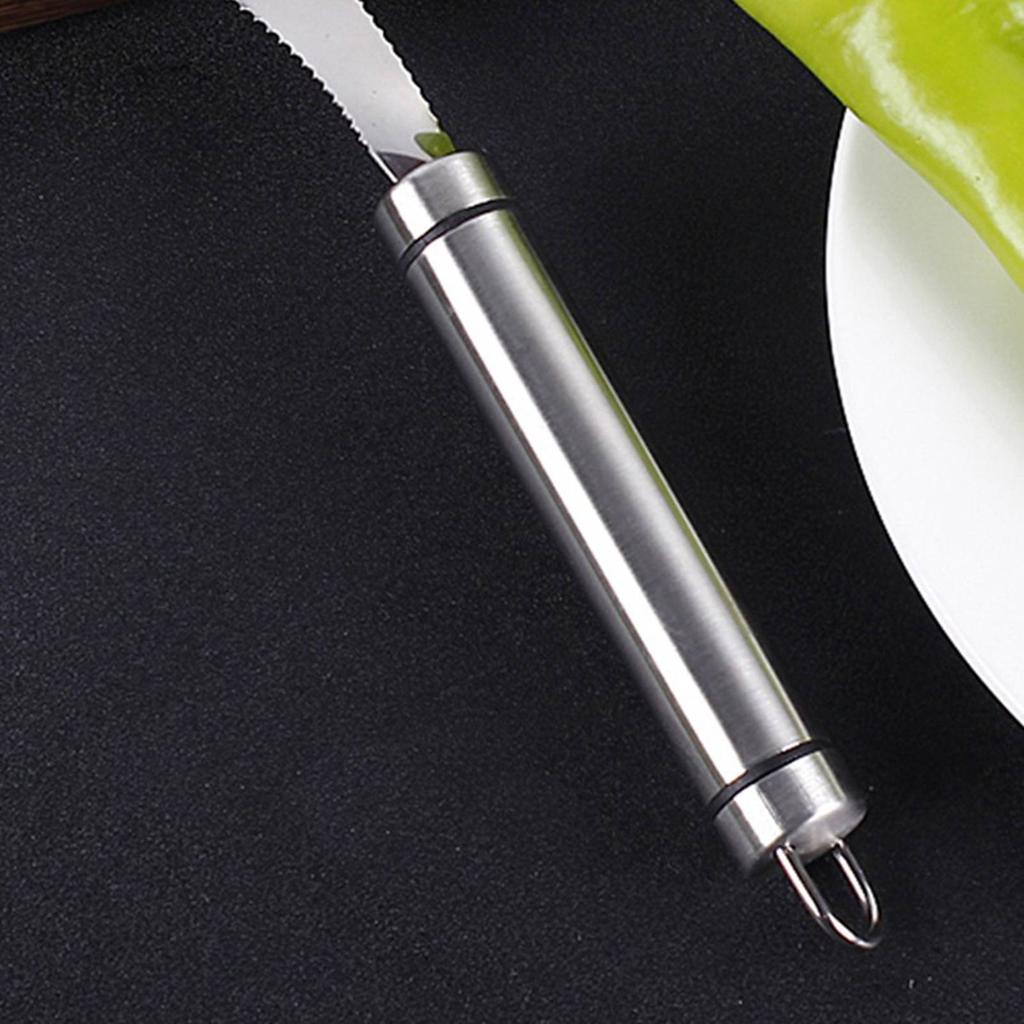 Pepper Corer 304 Stainless Steel Thickened Easy Cleanup Rustproof Chili Corer Remover for Kitchen