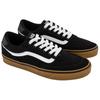 Vans Brooklyn LS Нескользящие Износостойкие Низкие Кеды для Скейтборда Мужские Черно-Белые Кроссовки VN000D7QB9M