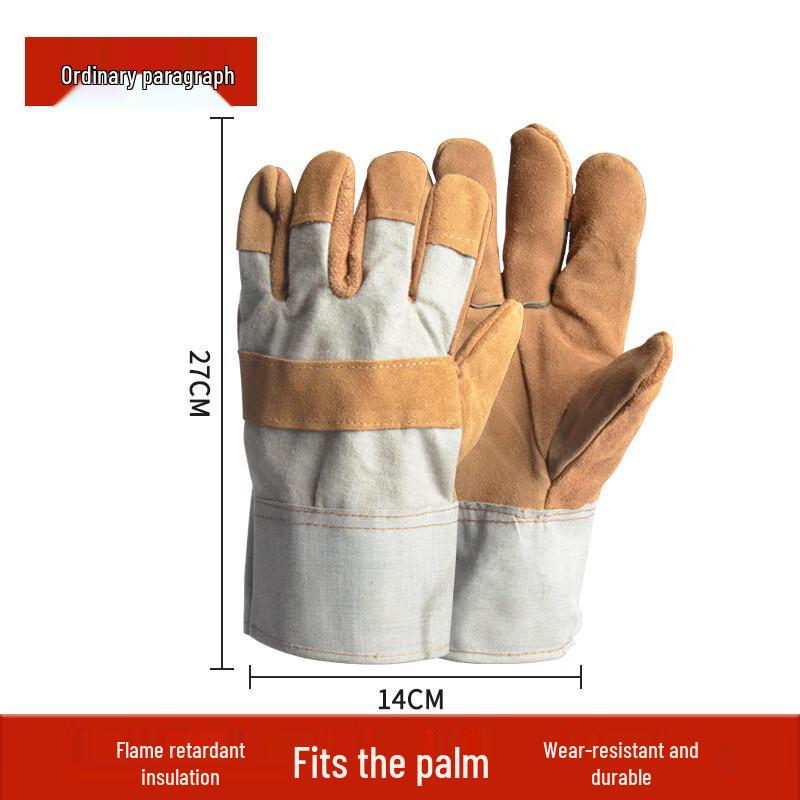 Durable Full-Finger Welding & Work Gloves