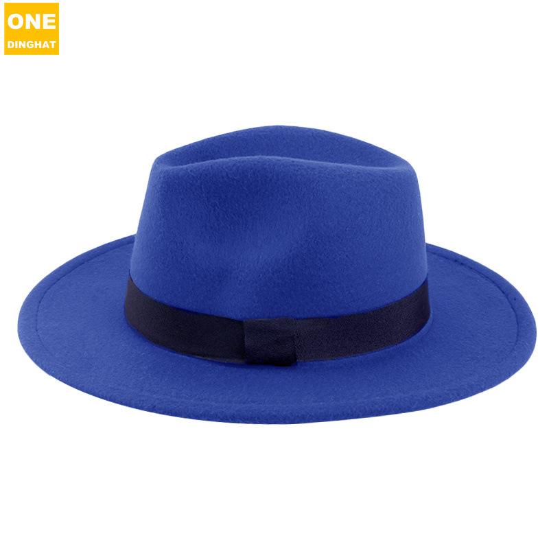 Fashion Men'S And Women'S Wool Top Hat Jazz Hat Gentleman'S Hat Felt Hat Jdl-17