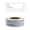 Paper Adhesive Label Roll Freezer Refrigerator Food Storage 7.5x2.5cm  White Stationary Sticker Labels Kitchen Dining Organizer