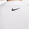 Nike Dri-Fit UV Victory Солнцезащитная однотонная футболка с логотипом и круглым вырезом, коротким рукавом, женские футболки, белые DH2069-100