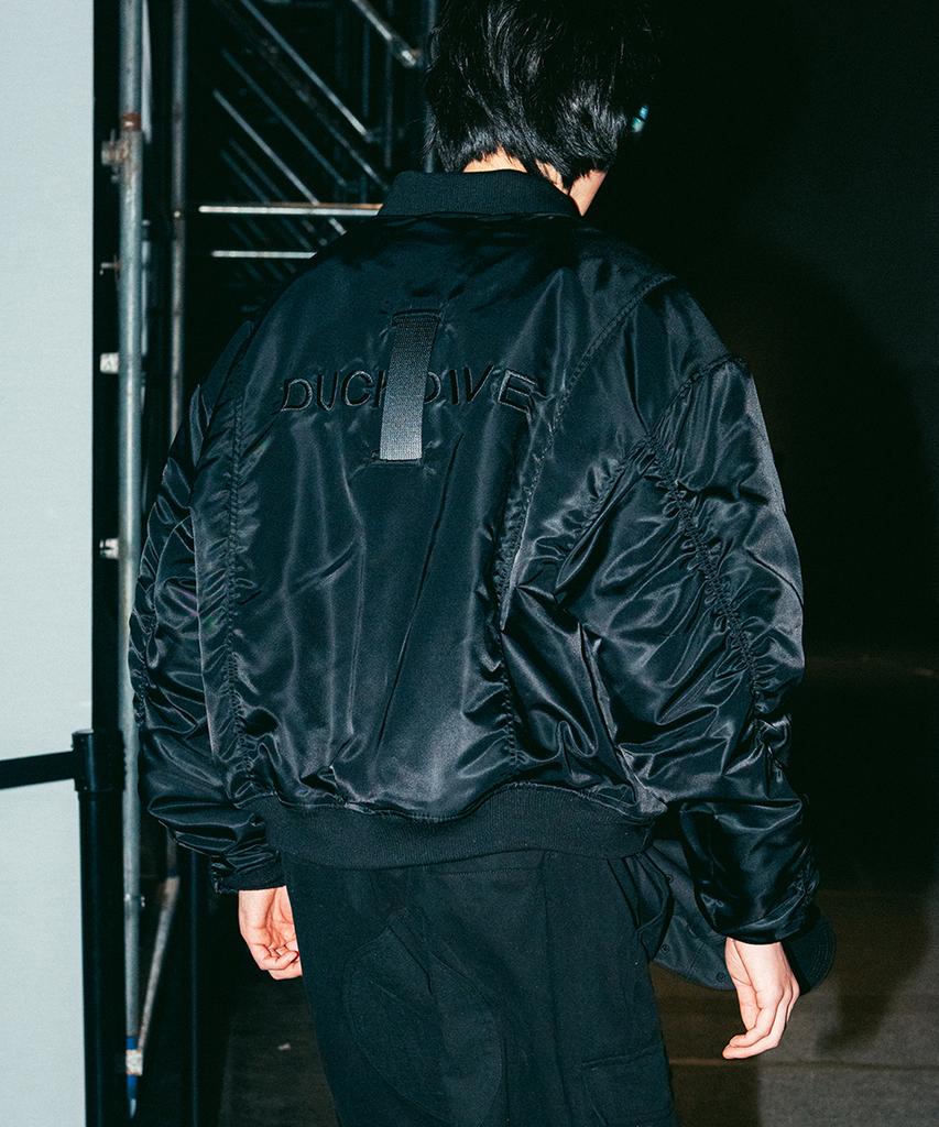 Duckdive Sms Safe Belt Bomber Jumper Black