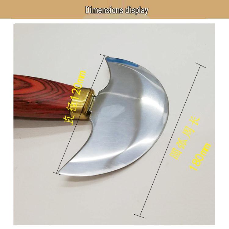 Полукруглый кожаный нож для резки Zhihui - Инструмент для DIY для снятия фаски и истончения кромок