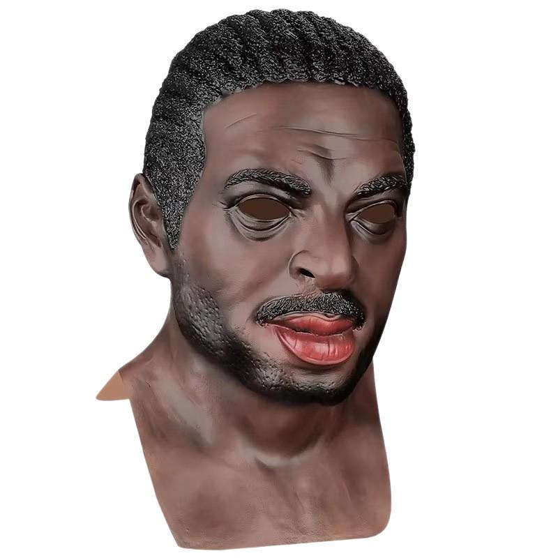 Halloween Latex Full Face Mask Funny Party Cosplay Costume Props Men